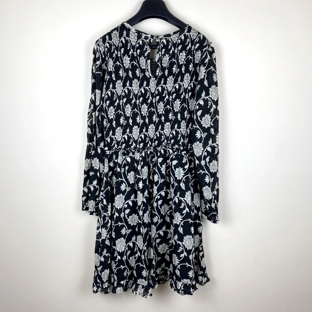 Banjanan Irma Floral Long Sleeve Smocked Dress - Picture 2 of 8